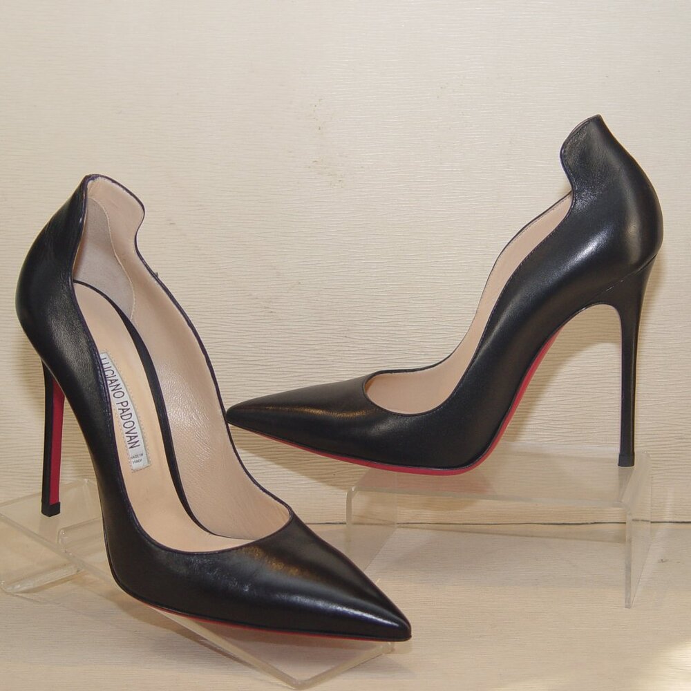 Luciano Padovan Leather fetish High Heels